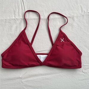 Boutine LA Plum Fitted Bikini Top II